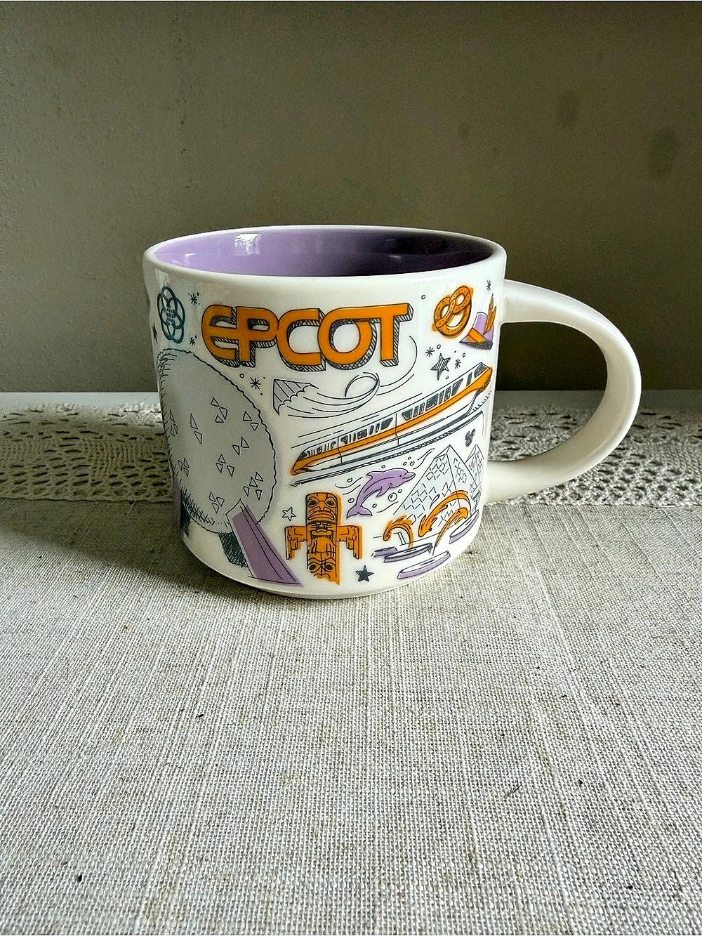 Starbucks 2019 Disney Parks EPCOT Been There Series 14oz Coffee Mug New
